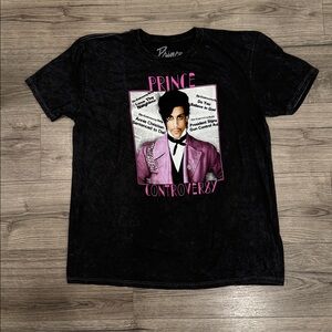 Prince The Revolution Controversy Distressed Wash Band Tee Shirt Womens Size XXL